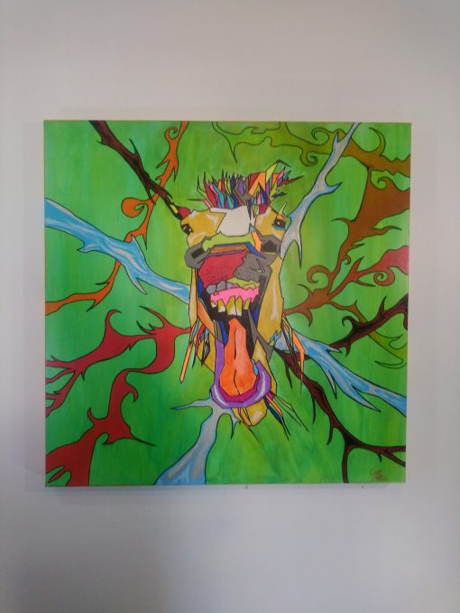 Tableau CHEVAL HILARE