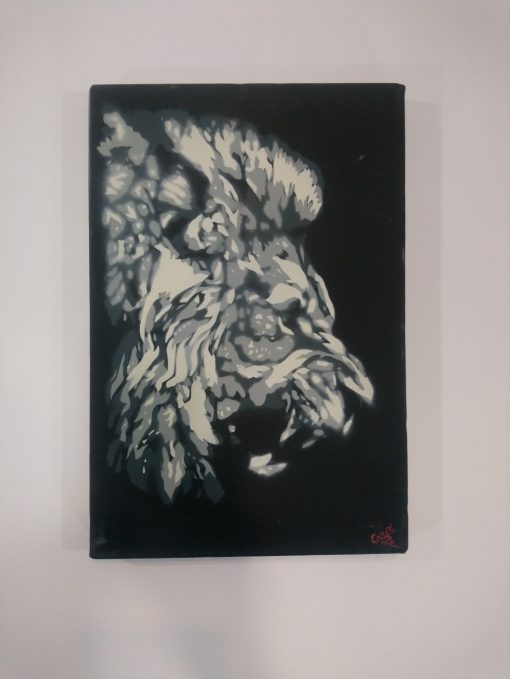 Tableau LION RUGISSANT