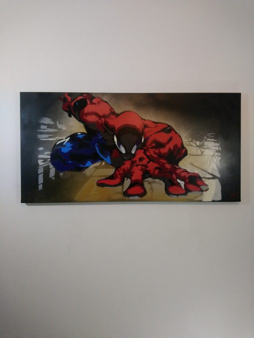 Tableau SPIDERMAN GRIMPANT